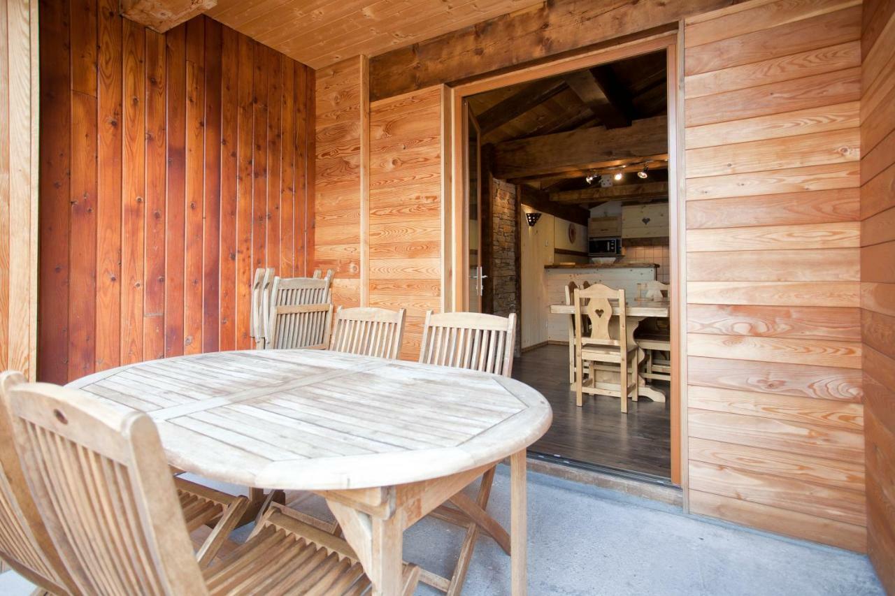 Chalet l'aubépine résidence B&B Bessans Exterior foto