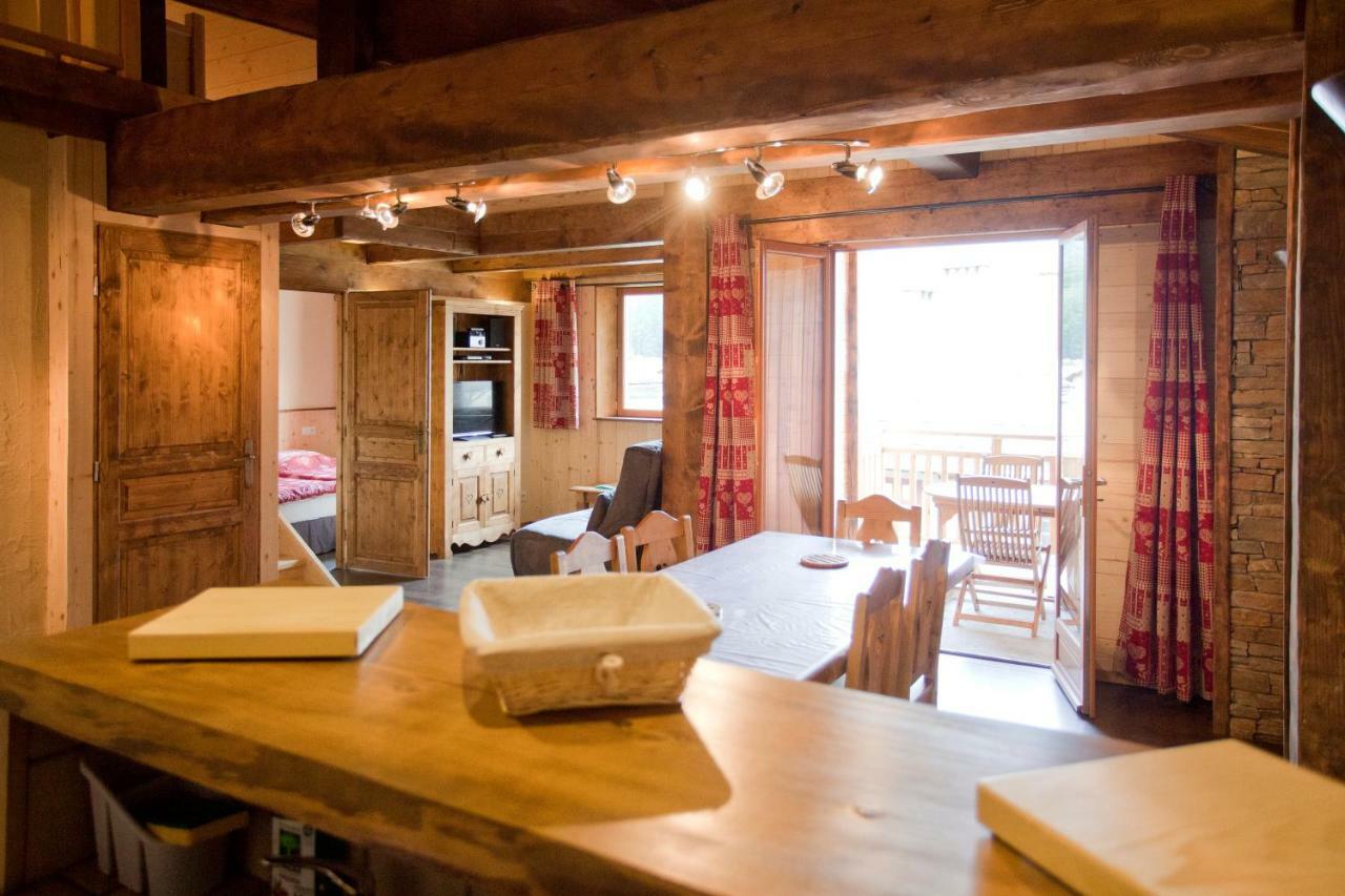 Chalet l'aubépine résidence B&B Bessans Exterior foto